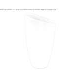 Cement and resin vase Kuhbach