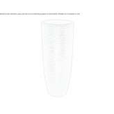 Cement and resin vase Oromocto