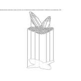 Decorative object made of powder-coated steel Uciechow