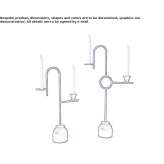 Metal candlestick Bonne