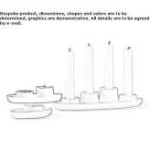 Cast iron candlestick Fetsund
