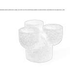 Concrete tableware Garlitos