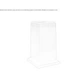 Solid wood plinth Calumet
