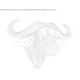 Brass wall decoration element Lodenice