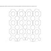 Walnut room divider Bregano