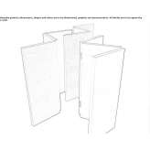 Wooden veneer screen Wynne