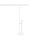 Aluminum and wood clothes rack Flint