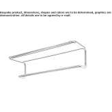Clothes rack/wall shelf Prusanky