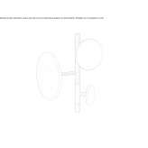 Solid wood clothes hanger, mounted on the wall Nebbiuno