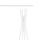 Solid wood clothes rack Tolve