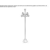 Steel clothes hanger Liers