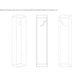 Metalowy wieszak na ubrania Bertiolo