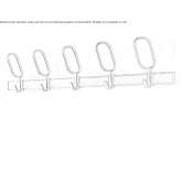 Wall-mounted clothes hanger Lobbes