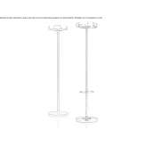 Aluminum clothes hanger Pomarez