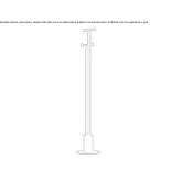 Clothes stand made of steel and powder-coated aluminum Pagedale