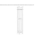 Walnut clothes hanger with umbrella stand Acos