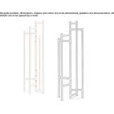 Gray clothes hanger Kamyk