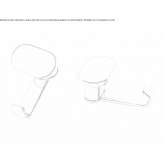 Cromall® wall hook Theillay