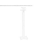 Oak coat hanger Jucul