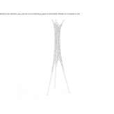 Tanned leather coat stand Bouillon