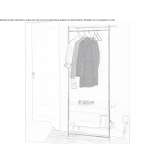 Steel clothes hanger Irganay
