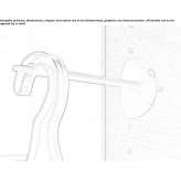 Extendable wall hook Tambillo