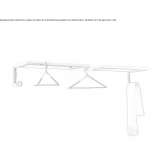 Wall hanger made of chrome-plated steel Dimbulah