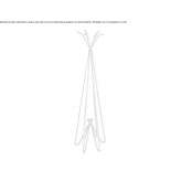 Steel clothes hanger Plopu