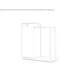 Free-standing wardrobe with doors Goven