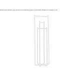 Coat stand in the form of a plate Lorup