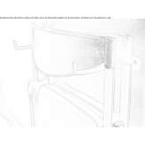 Metal hook for 3 folding chairs Larraul