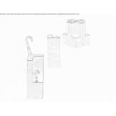 Steel umbrella stand Cotaxtla