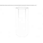 Floor-standing stainless steel umbrella stand Akirkeby
