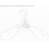 Plastikowy wieszak na ubrania Tearce