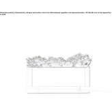 Aluminum flower pot Vestreno