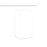 Square polyethylene flowerpot with lighting Guacui