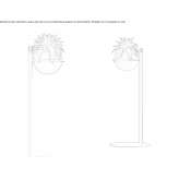 Metal flower pot Paredon