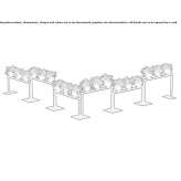Aluminum flower pot Campti