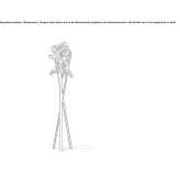 Metal flower pot Paredon