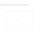 Solid Surface sink for concealed installation Sinesti