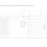 Built-in single stainless steel sink Salla