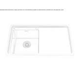 Built-in stainless steel sink Zory