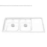 2-bowl built-in stainless steel sink Zory