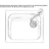 Single built-in stainless steel sink Ermlitz