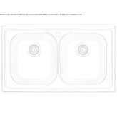 Built-in stainless steel sink Patrida