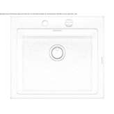 Built-in single stainless steel sink Crick