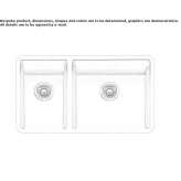 1/2 bowls under the stainless steel sink Khebda