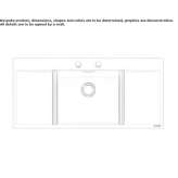 Stainless steel undermount sink with drainer Ringelai