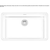 Single undermount stainless steel sink Khebda