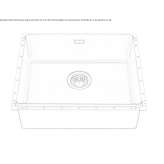Built-in stainless steel sink Toxtla